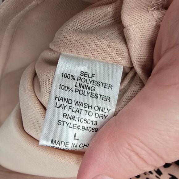 Savanna Jane Women's Boho Peasant Embroidered Detail Spotted Dress Size Large - Picture 10 of 12